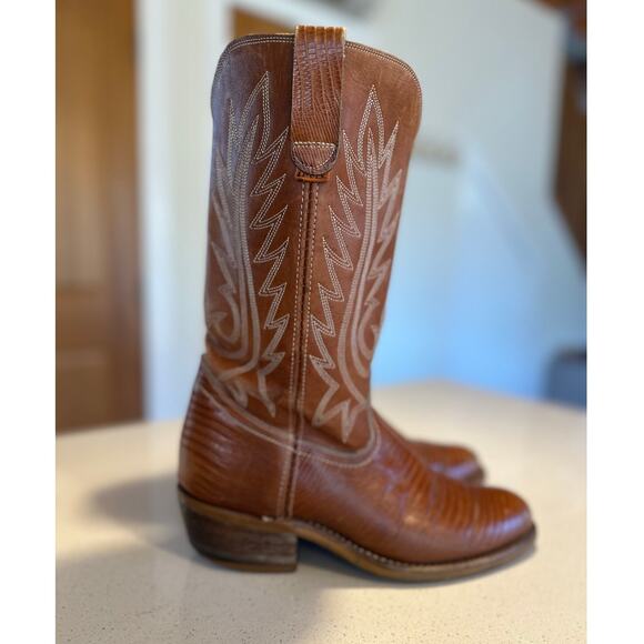 1970’s Levi’s Orange Tab Women's Size 10 Vintage Leather Cowboy Western Boots - Picture 2 of 9